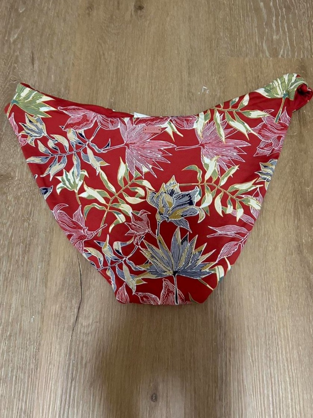 Red Floral Bikini Bottoms - Picture 2 of 2